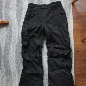 Powder Room Dark Grey Womens Snowpants